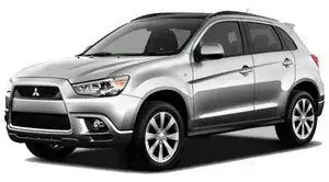 SUV rental parked at Douglas-Charles Airport Dominica